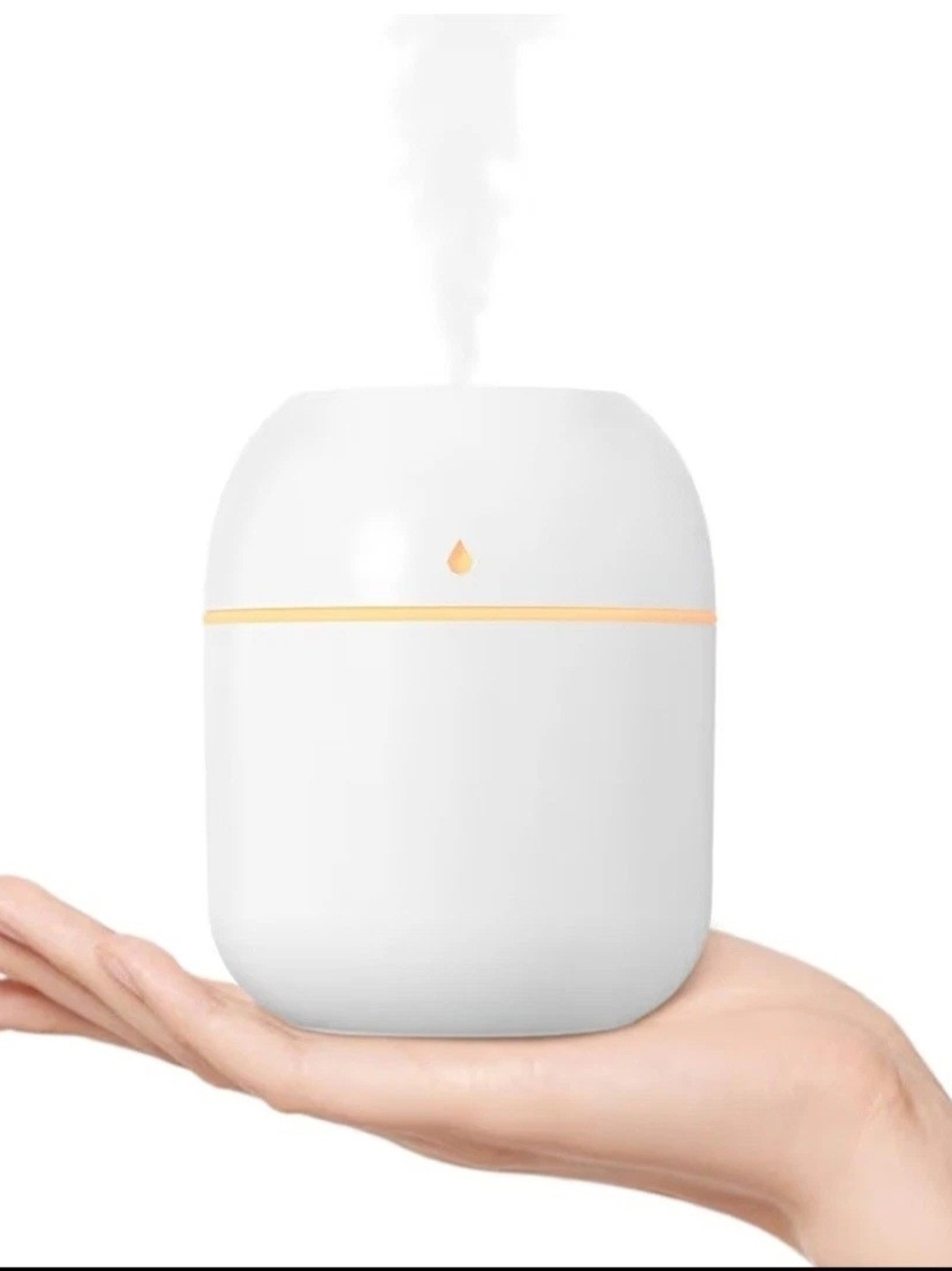White Portable Ultrasonic Humidifier & Aromatherapy Diffuser